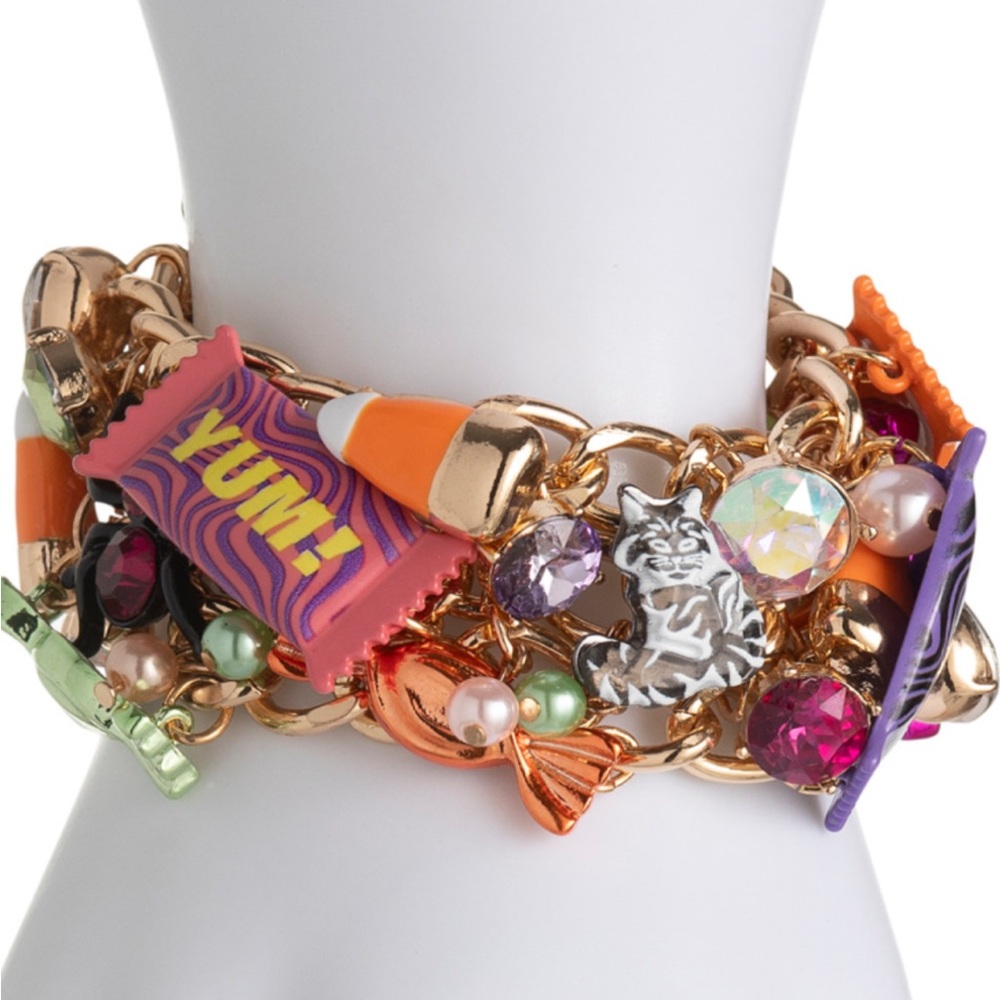 Betsey Johnson Multicolor Charm Bracelet